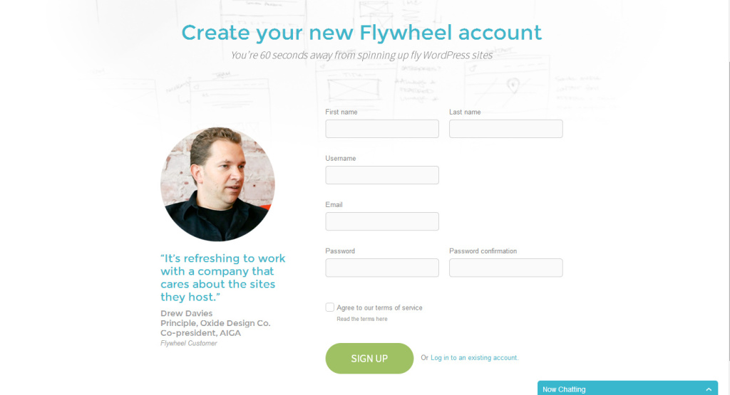 Flywheel Landing Page