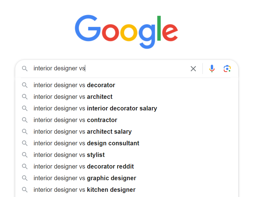 GoogleSERP_InteriorDesigner Vs